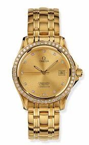 Omega Seamaster 120M Automatic 36.25 Yellow Gold / Diamond / Champagne 2105.15.00 (21051500)